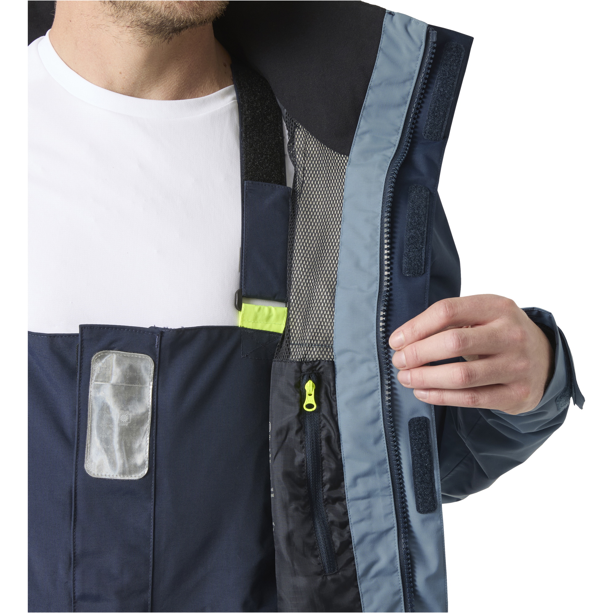 2026 Helly Hansen Hommes Veste Pier E 4.0 34484 - Washed Navy